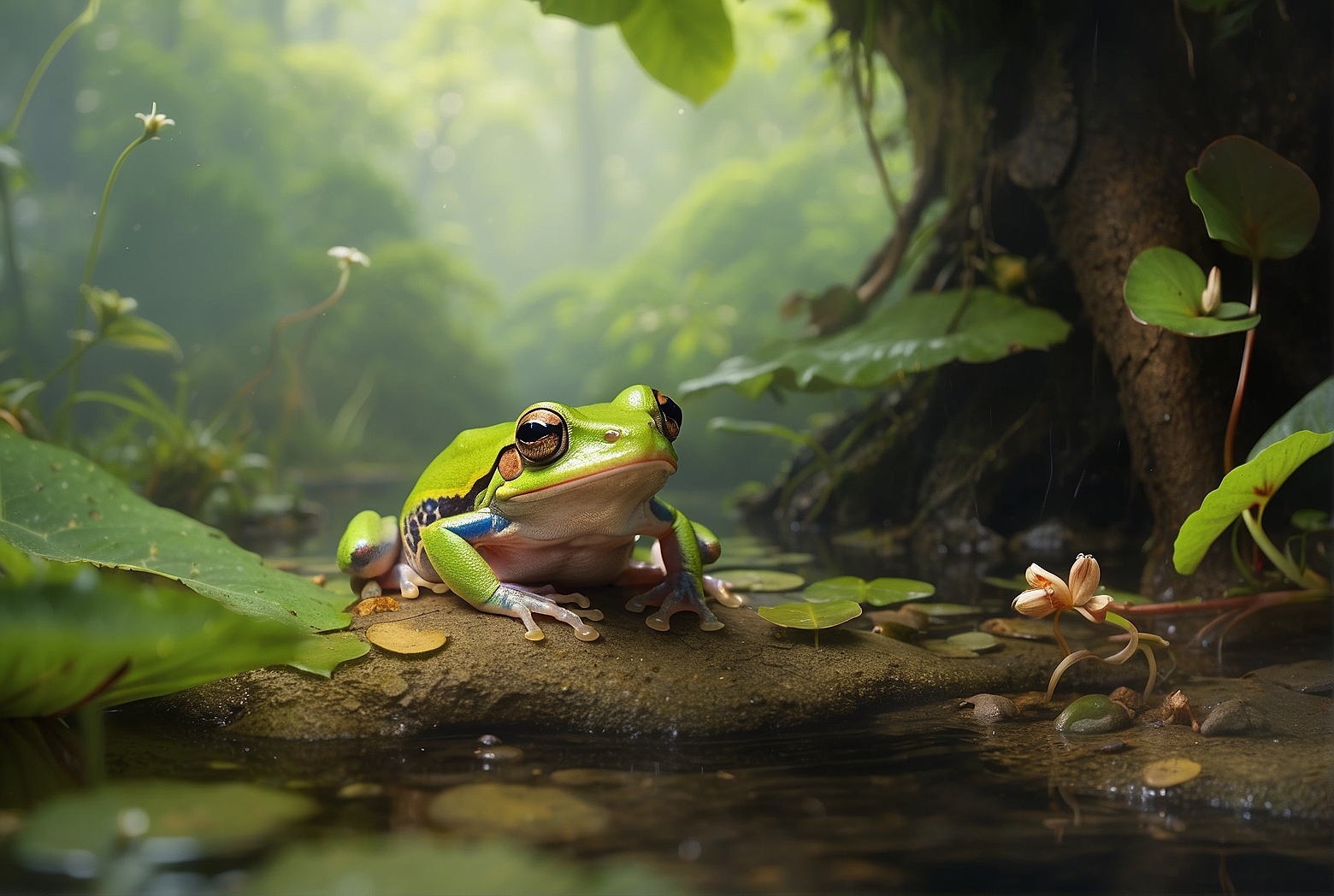 Habitat of Tree Frogs