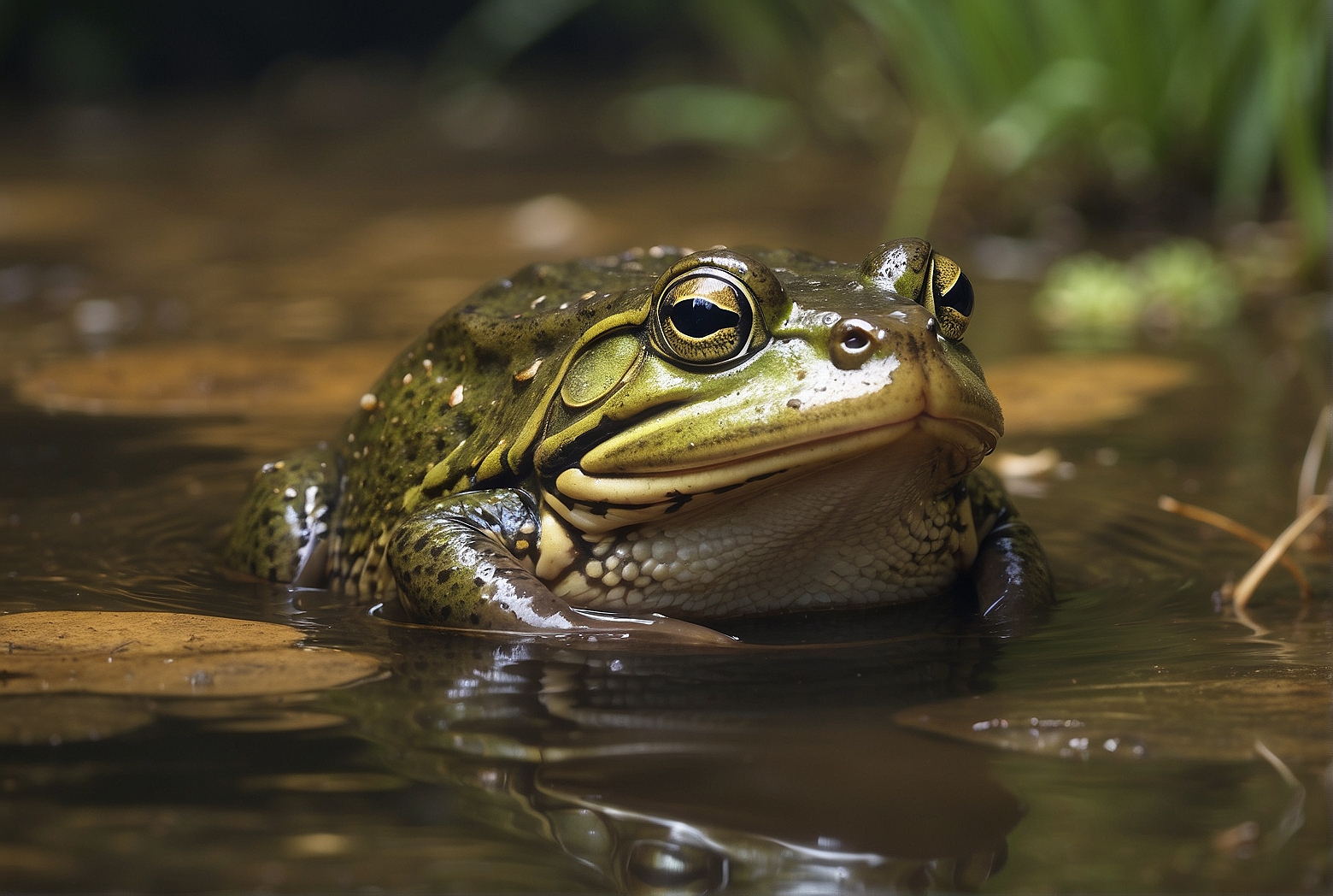 The Surprising Ability of the Bullfrog to Hold Its Breath